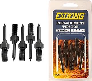 Estwing Replacement Tips for E3-WCT, 5 Pack Welding/Chipper Tips, WCRT