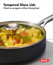 OXO 5-Piece Cookware Pots and Pans Set / Pots and Pans Set / Black Cookware Sets