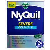 NyQuil Severe Cold by Vicks – 24 Count (Pack of 1), Model I00104990