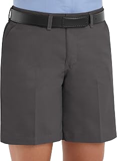 Red Kap Women's Plain Front Work Short