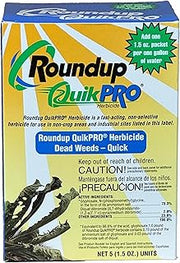 Roundup Quick Pro 1 box Makes 5 Gallons-3 Boxes