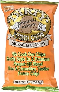Dirty Potato Chips Sriracha & Honey, 2 Ounce (pack of 25)