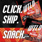 WILD Frank's RedHot Mini Chicken Stick Bites - (8 Count) 4 oz by Jack Link's – 4 Ounce (Pack of 8), Pack of 8, Model 10000044471