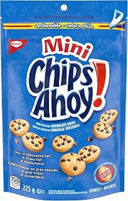 Chips Ahoy! Original, Bag of Mini Chocolate Chip Cookies, 1 Pack, 225g/7.9oz, (Imported from Canada)