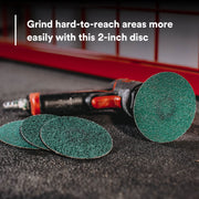 Green Corps Roloc Disc by 3M – 2 in, Factory, Pack of 25, Model 36526
