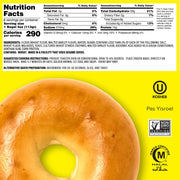 Mixed Bundle - 2 Bags of Plain & 2 Asiago - 24 Total Bagels Non-GMO by Just Bagels – 24