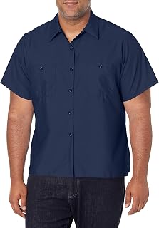 Red Kap Women's Standard Size Short Sleeve Industrial Work Shirt