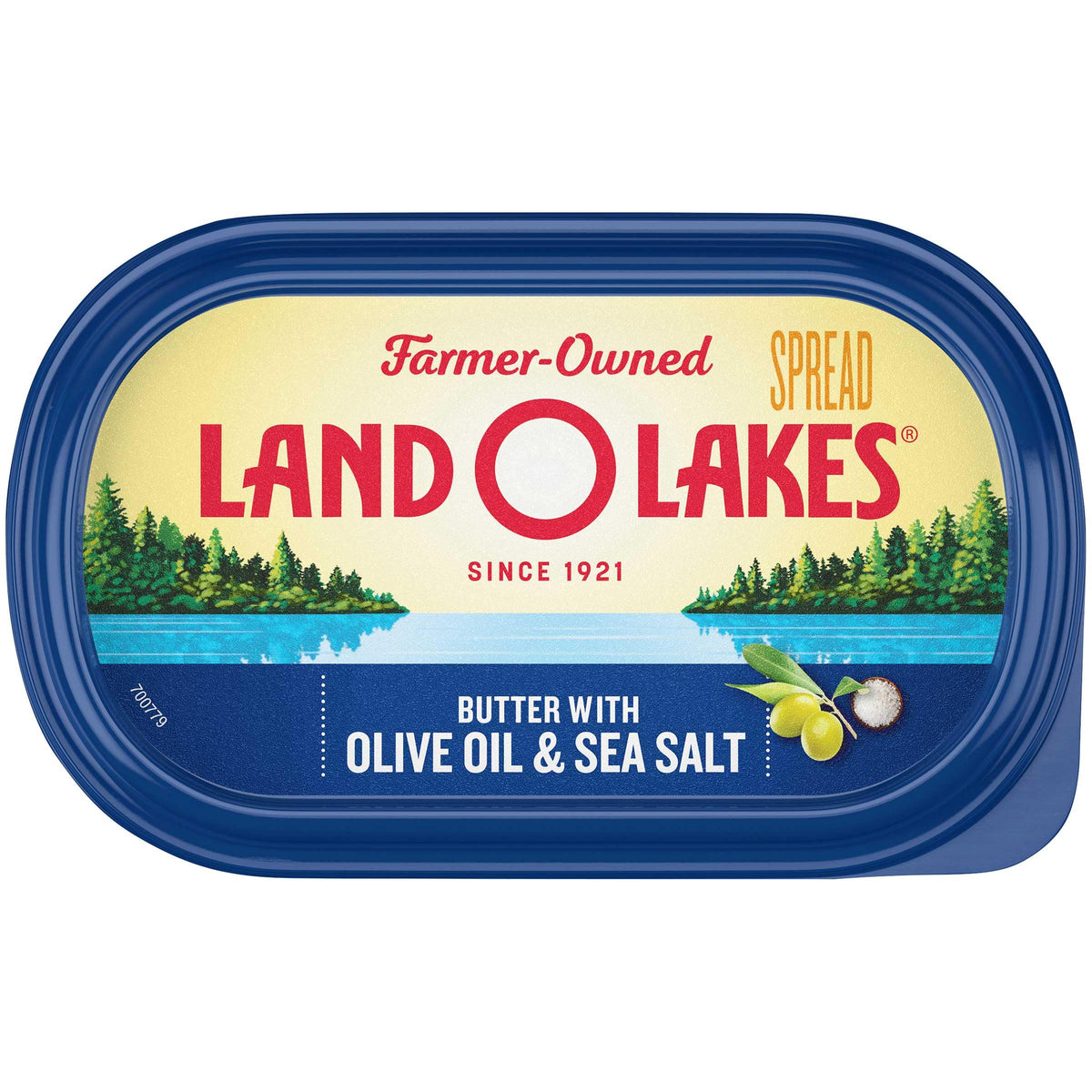 Spreadable Butter with Olive Oil and Sea Salt by Land O Lakes – 7 Ounce (Pack of 12), Pack of 12