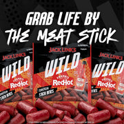 WILD Frank's RedHot Mini Chicken Stick Bites - (8 Count) 4 oz by Jack Link's – 4 Ounce (Pack of 8), Pack of 8, Model 10000044471