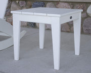 ® Side Table by Polywood – High Density Polyethylene, Slate Grey, Model MNT18GY