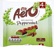 Aero Peppermint Bubbly Bar Multipack 4 x 27g - Pack of 2