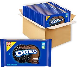 Oreo Chocolate Creme Chocolate Sandwich Cookies, Family Size, 12 - 20 oz Packs