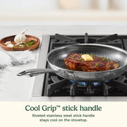 Cuisinart 10-inch Skillet / 10 Inch Skillet Frying Pan / Stainless Steel Skillets
