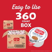 Nestle Carnation Coffee Creamer Half and Half by Coffee Mate – 360 Count (Pack of 1), 360 Count, Pack of 360, Model NES18894