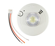 BRK Hardwired Hearing Impaired Smoke Detector with LED Strobe Light by First Alert – white, Model 7020BSL