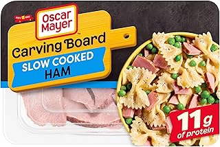 Oscar Mayer Carving Board, Slow Cooked Ham Sliced Deli Meat, 7.5 oz Pack