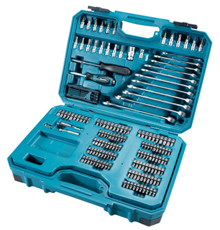 221 Piece Maintenance Set by Makita – Variety Pack, Plastic, Petrol, Model E-10883