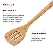KitchenAid 12-Inch / Bamboo Slotted Turner / Bamboo Spatulas