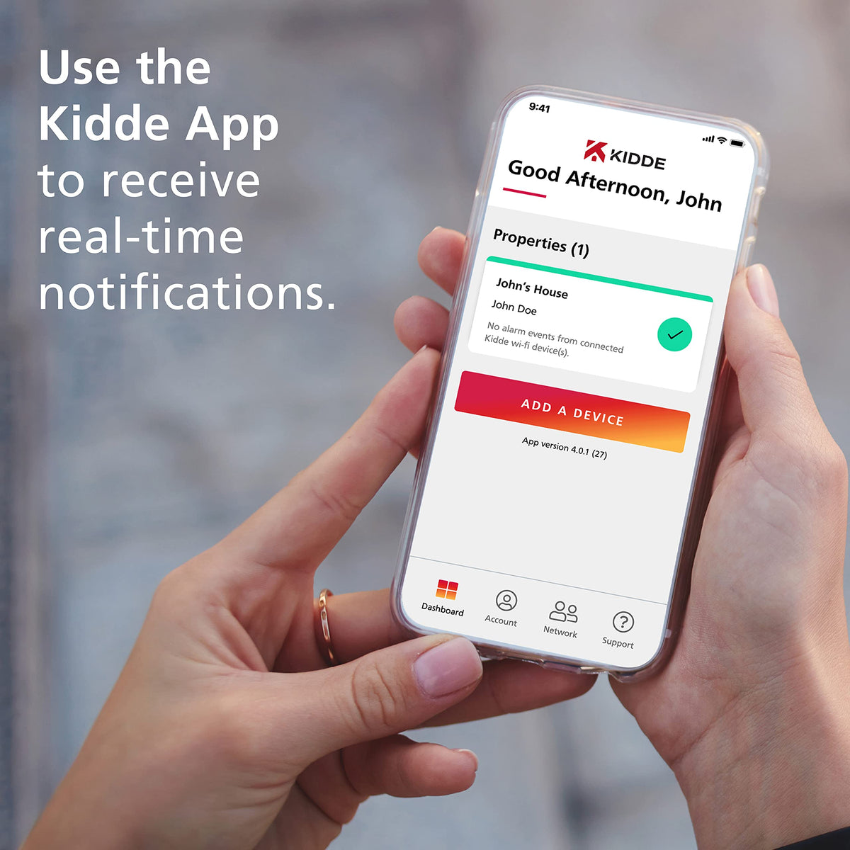 Smart Carbon Monoxide & Smoke Detector Bundle with Air Quality Monitor and WiFi Connectivity by Kidde – Commercial Grade