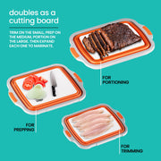 Modern Innovations Orange / 3 Bus Tubs