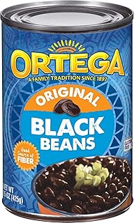 Ortega Black Beans, Original Flavor, 15 Ounce