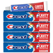 Cavity Protection Toothpaste Regular - 8.2 Ounce (Pack of 4) by Crest – 8.2 Ounce (Pack of 4), Plastic, No Color, Pack of 4, Model 245941