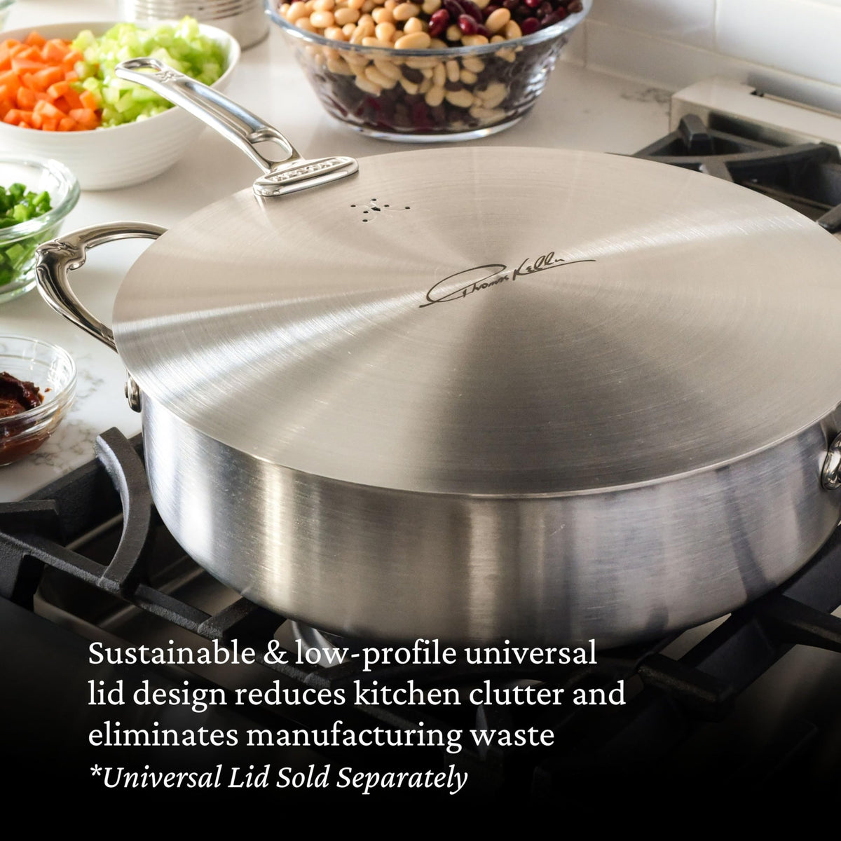 Thomas Keller Insignia by - Stainless Steel 6 Quart Rondeau by Hestan – 6 Quarts, Stainless Steel, Model 31025