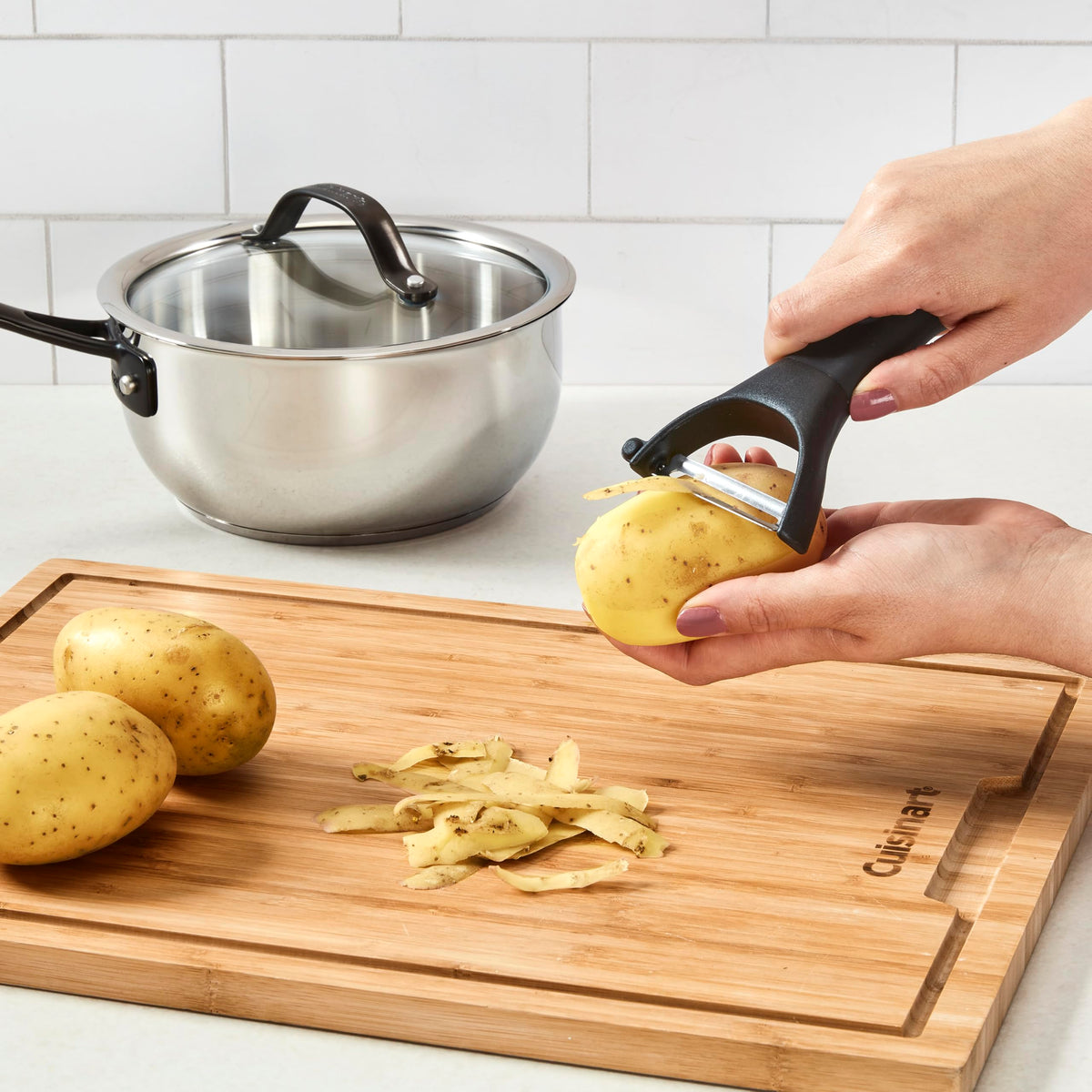 Peelers by Cuisinart – Y-Peeler, Stainless Steel, Black & Stainless, Model CTG-00-YP1
