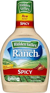 Hidden Valley Spicy Ranch Salad Dressing & Topping, Gluten Free - 24 Ounce Bottle (Package May Vary)