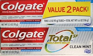 Colgate total toothpaste, clean mint, 3.3 oz. 2-pack- paste, 6.6 Fl Oz