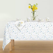 Lenox Wildflowers All-Over Tablecloth, Blue, 60" W x 84" L
