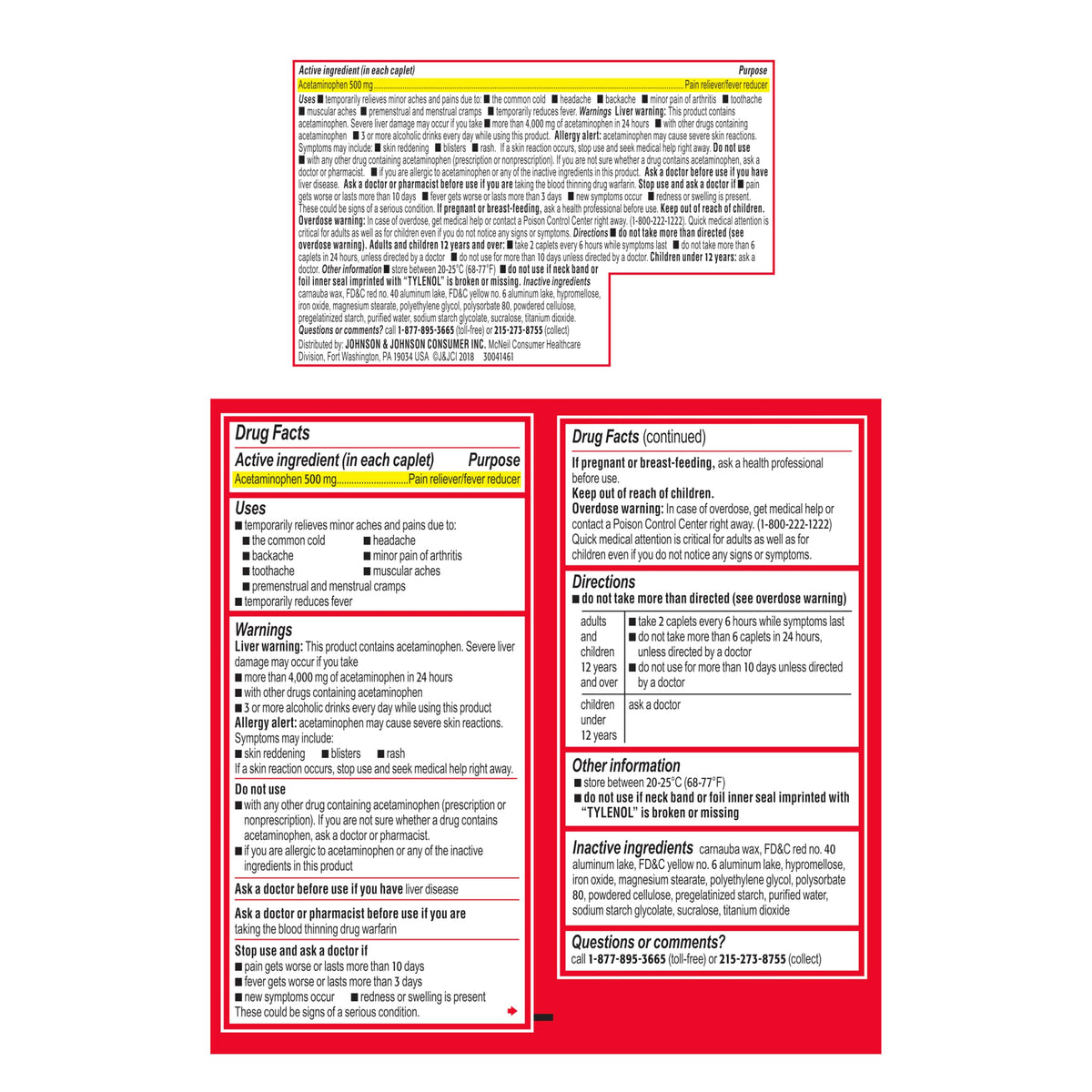 Extra Strength Coated Tablets by Tylenol – 100 Count (Pack of 1), Model Tylenol