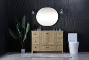 Elegant Kitchen And Bath 48 Inch Single Bathroom Vanity In Mango Wood by Elegant Lighting – 19.00" W x 34.00" H x 48.00" D, Mango Wood, Model VF2848MW