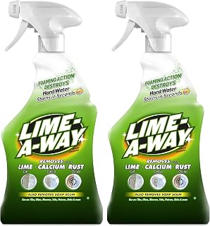 Lime-A-Way Bathroom Cleaner, Removes Lime Calcium Rust, 32 oz (Pack of 2)