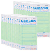 Green Guest Check Books for Servers (20 Pack) Server Note Pads by Stock Your Home – 20 Pack, Paper, Green, Model 1296