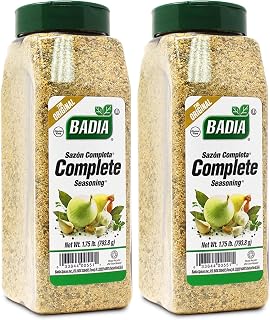 Badia Complete Seasoning,28oz - All-Purpose Spice Blend of Garlic,Onion,Salt,Pepper,Herbs & Spices - Savory Signature Blend,(Pack of 2)
