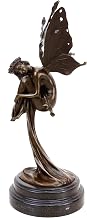Césaro Bronze Fairy Figurine - Dreaming Fairy in a Gown