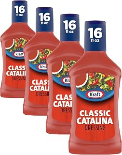 Kraft Classic Catalina Salad Dressing (16 fl oz Bottle) (Pack of 4)