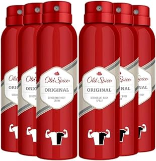Old Spice Deodorant Body Spray, Original Scent, 4.73 oz. (Pack Of 6)
