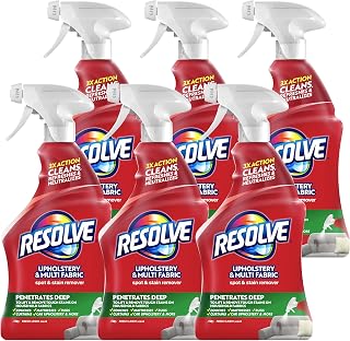 Resolve 22 fl oz Multi-Fabric Cleaner and Upholstery Stain Remover (Pack of 6)
