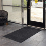 Deep Cleaning Ribbed Entrance Mat by Apache Mills – 2' x 2'1" (Rectangular), Polypropylene, Charcoal Gray, Model 0103319022X3