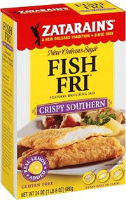 Zatarain's Crispy Southern Fish Fri Seafood Breading Mix, 24 oz (Pack of 8)