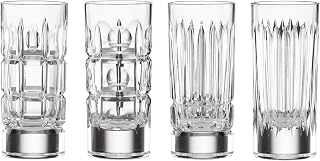 Reed & Barton New Vintage 4Pc Shot Glass Set, 1.20 LB, Clear