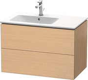 Duravit L-Cube 19" Single Wall Mounted Vanity Cabinet - Less Vanity Top - Natural Oak