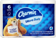 Ultra soft Jumbo Rolls Septic Safe white by Charmin – 205 sheet (Pack of 6), white