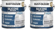 Rust-Oleum 985 Silicone Roof Coating, Gallon, White, 2 Pack