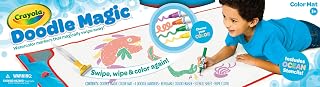 Crayola Ocean Stencils Doodle Magic Color Mat