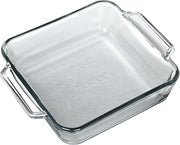 Anchor Hocking 8-Inch Oven Basics Square Cake Dish, Set of 3