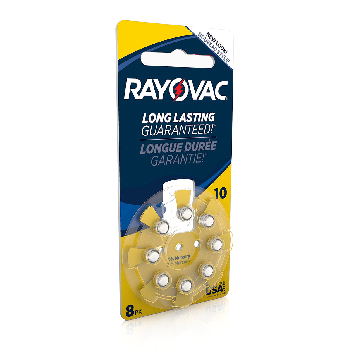 Rayovac 8 Count (Pack of 1) / Yellow / 10, 8 Free Batteries & Chargers