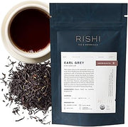 Rishi Tea Earl Grey Organic Black Loose Leaf Tea, Caffeinated, 4oz